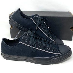Converse CTAS OX Shoes Men's Black White Canvas Sneakers Low Top Size 168841F